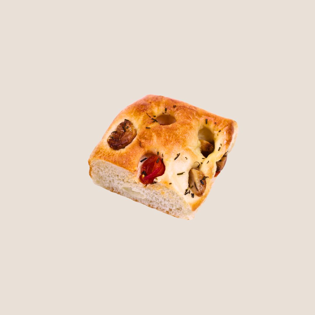 Garlic, Tomato & Rosemary Focaccia